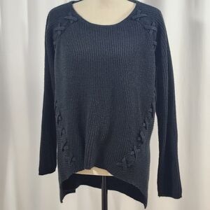 a.n.a Dark Gray Crew Neck Sweater